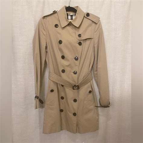 poshmark burberry coat